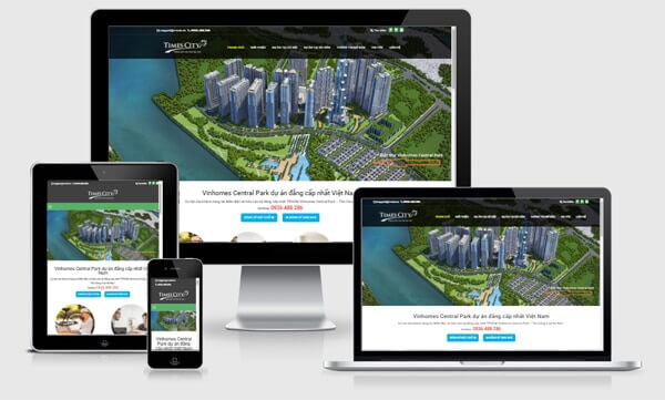 Giới thiệu theme wordpress bất động sản đẹp nhất tại E-web.vn
