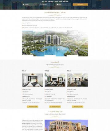 Thiết kế web bất động sản – BDS06